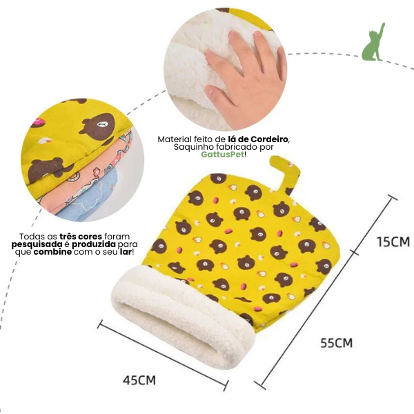 Saquinho de Dormir para Gatos
