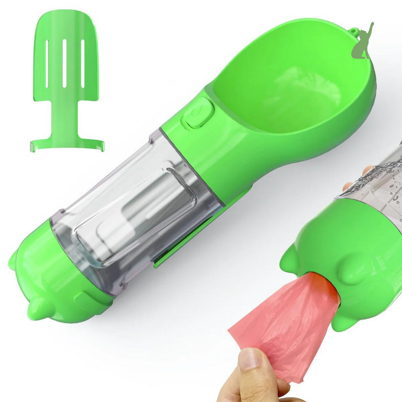4PAWS BOTTLE - GARRAFA PORTÁTIL 4 EM 1