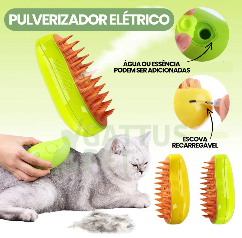 Escova Pet 3 em 1 VaporCat™