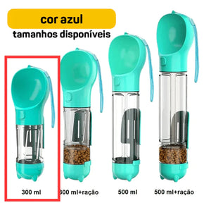 4PAWS BOTTLE - GARRAFA PORTÁTIL 4 EM 1