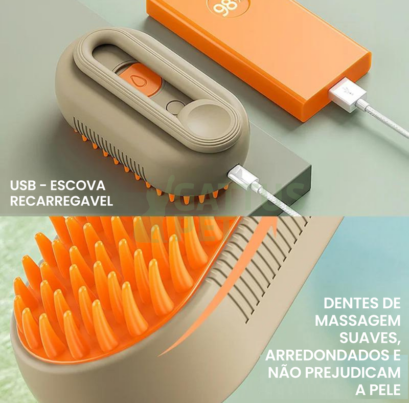 Escova Multifuncional 3 em 1 SprayPet™