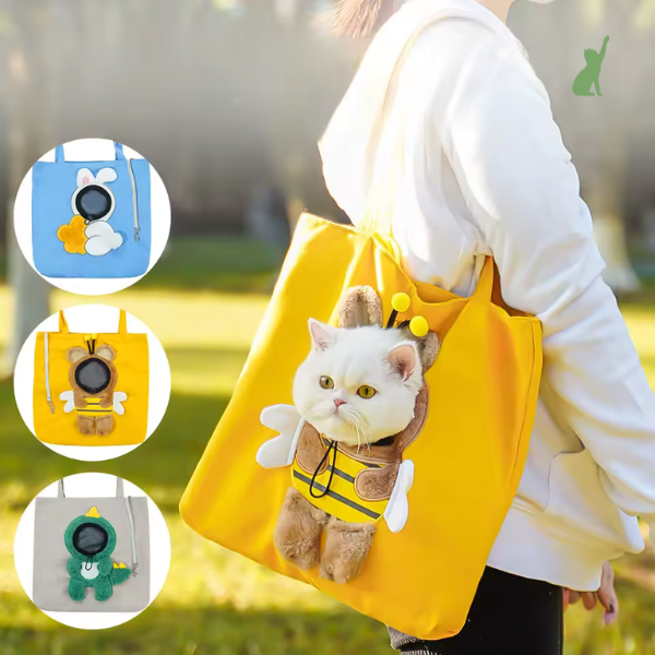 Bolsa de Transporte Estampada para Gatos
