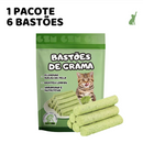 Bastões de Grama Comestíveis para Gatos