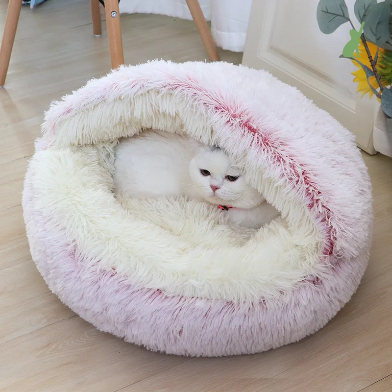 Cama redonda confortável para Pets