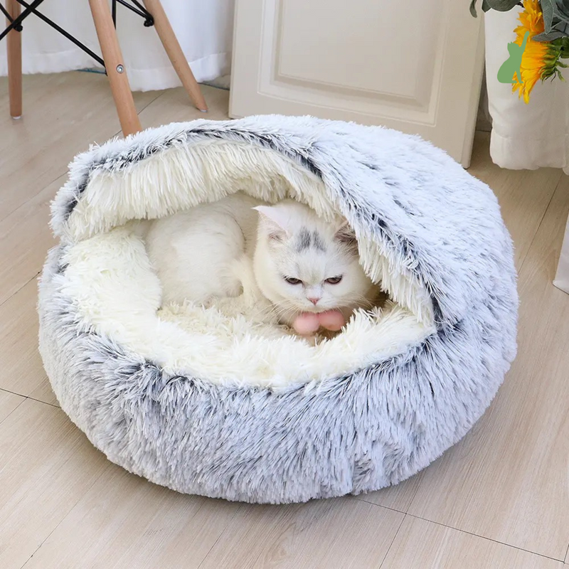 Cama redonda confortável para Pets
