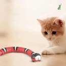 Brinquedo Cobra Inteligente Recarregável Elétrica para Gatos