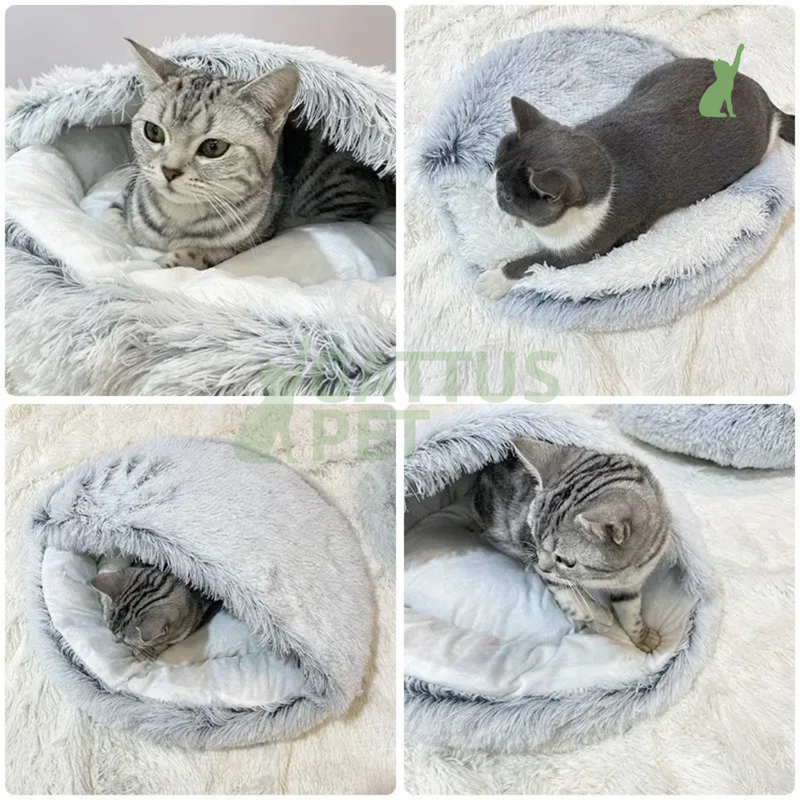 Cama redonda confortável para Pets