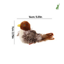 CrazyBird - Brinquedo Interativo Simulador De Pássaro Para Gatos