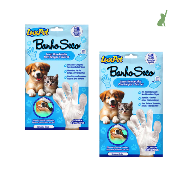 Luva Umedecida Antibacteriana para Pets