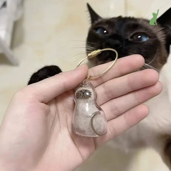 Chaveiro Memorial com Armazenamento para Pelos do seu Pet