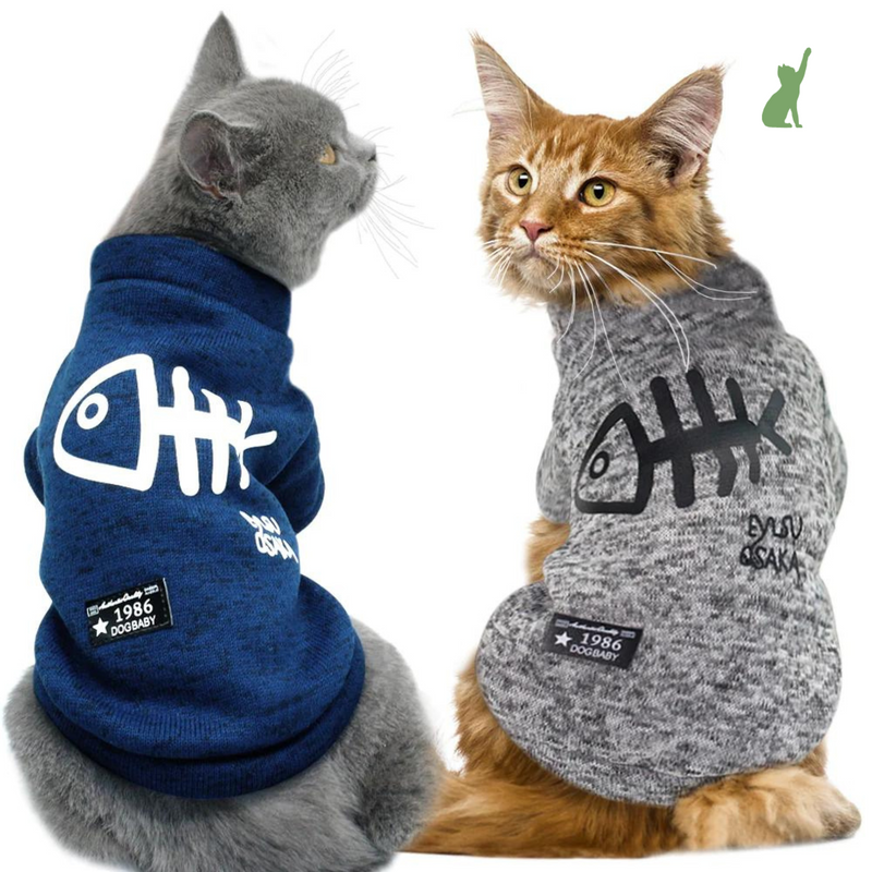 Moletom para gatos - Ossinho