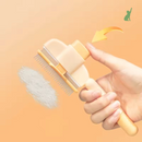 Escova 2 em 1 tirar pelos e pulgas - PurrfectGroom