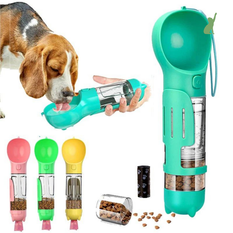 4PAWS BOTTLE - GARRAFA PORTÁTIL 4 EM 1