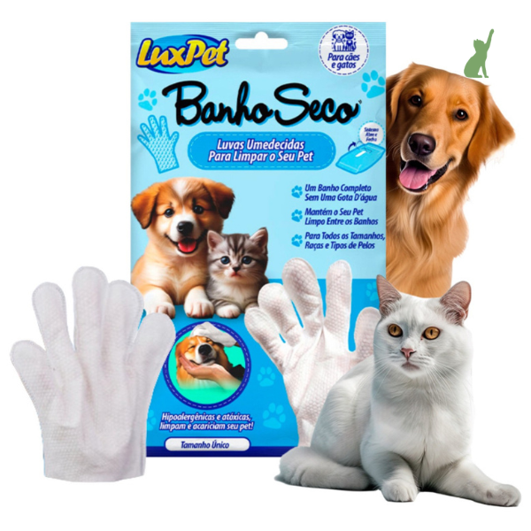 Luva Umedecida Antibacteriana para Pets