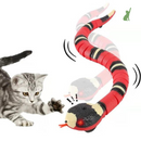 Brinquedo Cobra Inteligente Recarregável Elétrica para Gatos